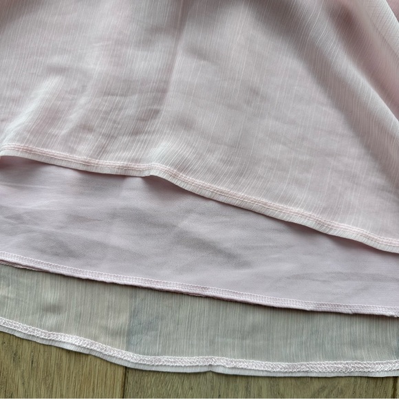 One & Only Floral Lace A-Line Pink & White Mini Dress w/Open Back - Picture 6 of 9